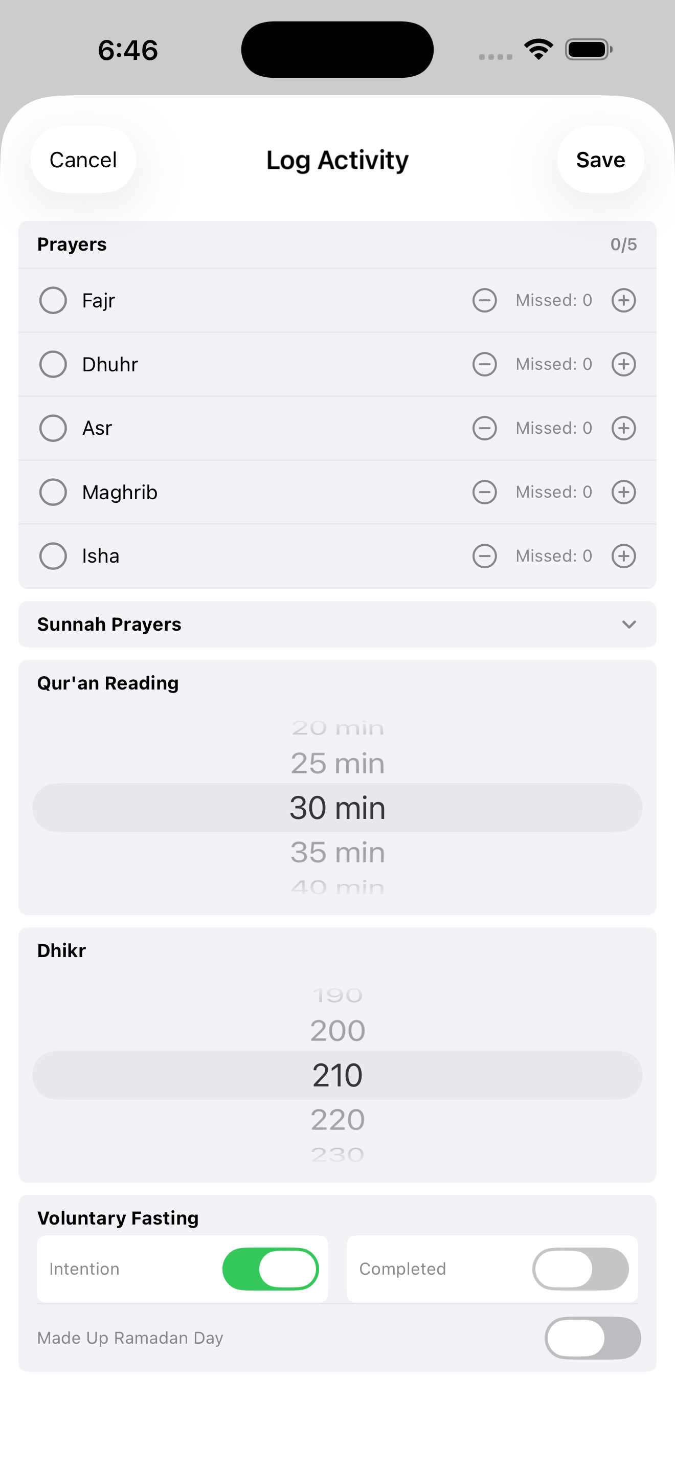 Daily Self-Reflection